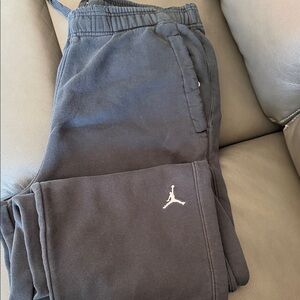 Black Jordan sweatpants